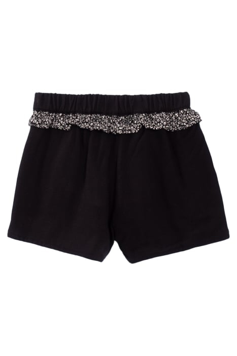 BABY GIRLS’ BLACK/TACHIST PRINT REVERSIBLE SHORTS 2