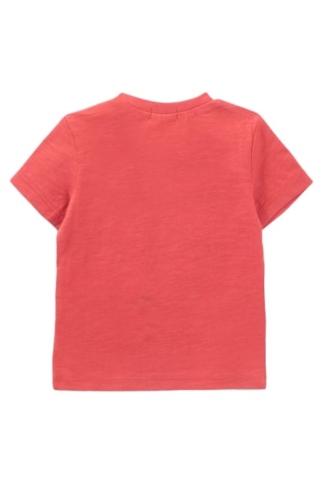 BABY BOYS’ RED T-SHIRT WITH 3D LIGHTNING IMAGE 2