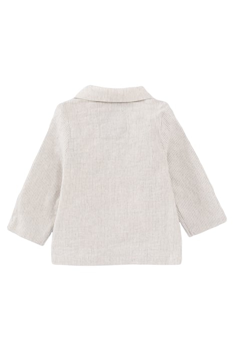 BABY BOYS’ BEIGE STRIPED SUIT JACKET 2