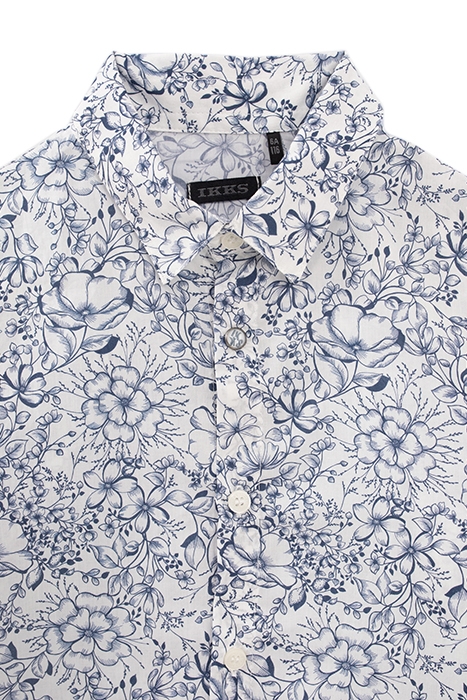 BOYS’ WHITE FLOWERY LIBERTY FABRIC MINI ME SHIRT 3