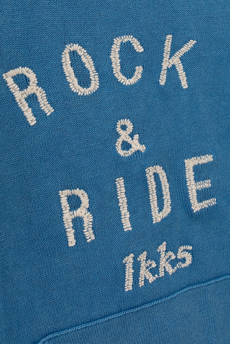 BOYS’ BLEACH BLUE KNIT SWEATER WITH EMBROIDERED FRONT 6