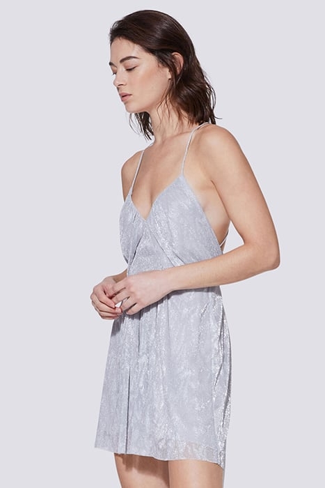 LOUXOR DRESS IN SILVER 1