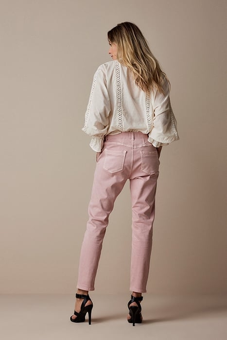 SLIM PANT GRAIN STRETCH TWILL ROSE QUARTZ 2