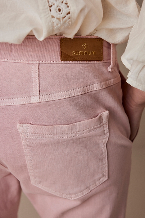 SLIM PANT GRAIN STRETCH TWILL ROSE QUARTZ 3