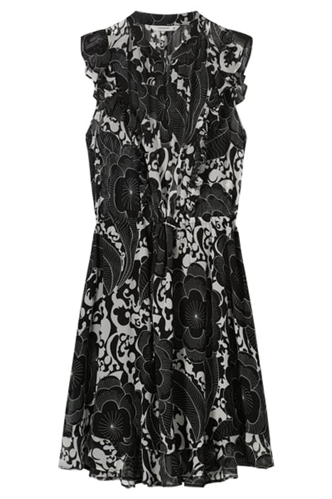DRESS BOLD FLOWER BLACK 5