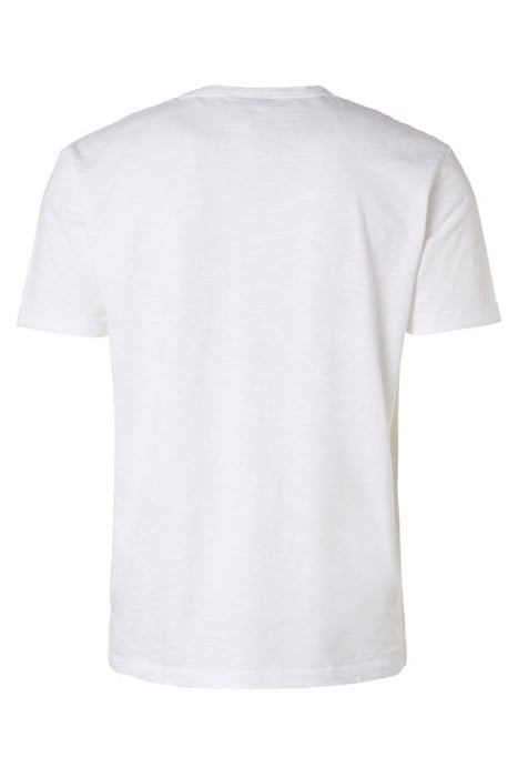 T-SHIRT CREWNECK GARMENT DYED PRINT WHITE 2