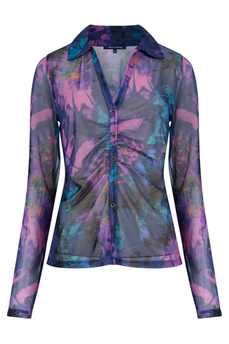 TONI MESH GABRIELA TOP BLUE DEPTHS 3