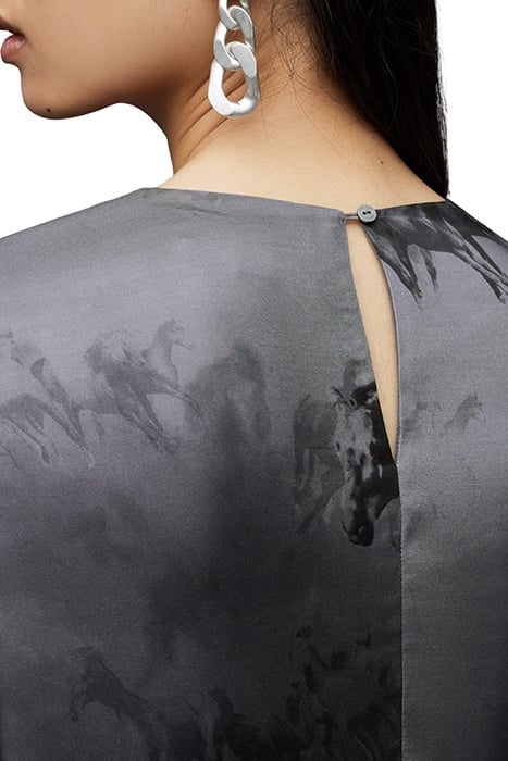 GIAN DIONNE DRESS SLATE GREY 6