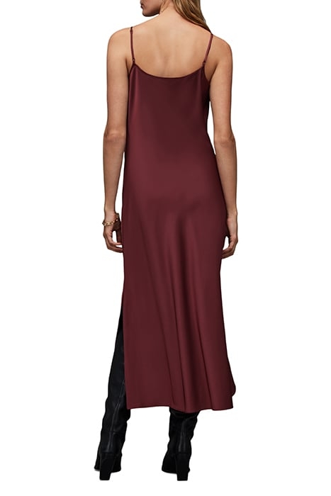 HADLEY DRESS WINTER ORCHID RED 2