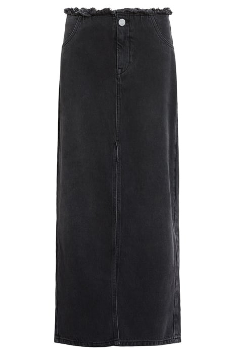 CYRA MAXI SKIRT WASHED BLACK 4