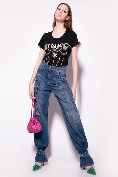 ZURINE T-SHIRT JERSEY DI COTON BLACK 6