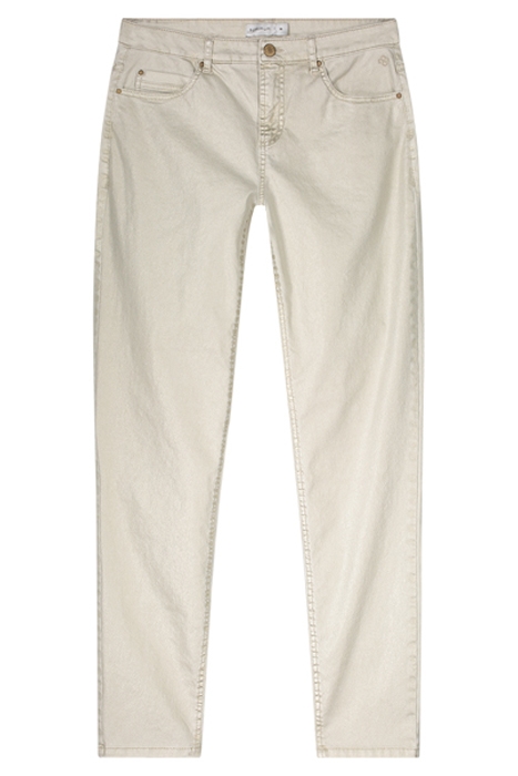 SLIM PANT SHIMMER STRETCH TWILL OATMEAL 2