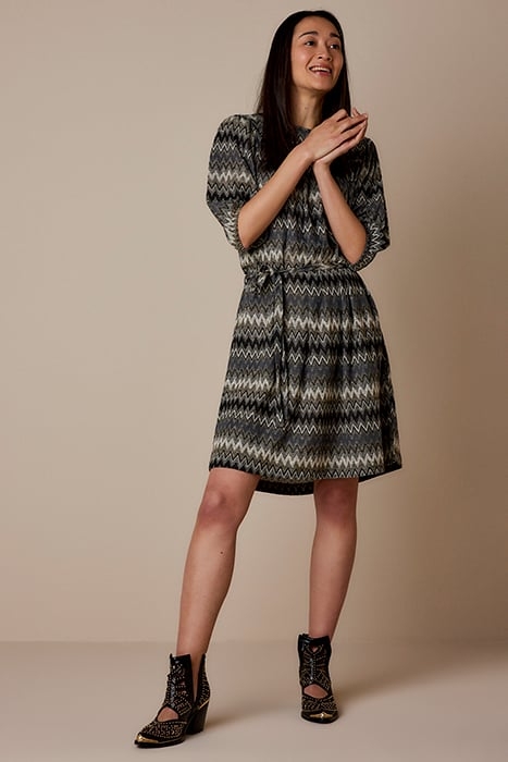 DRESS ZIGZAG JACQUARD DARK STEEL 1
