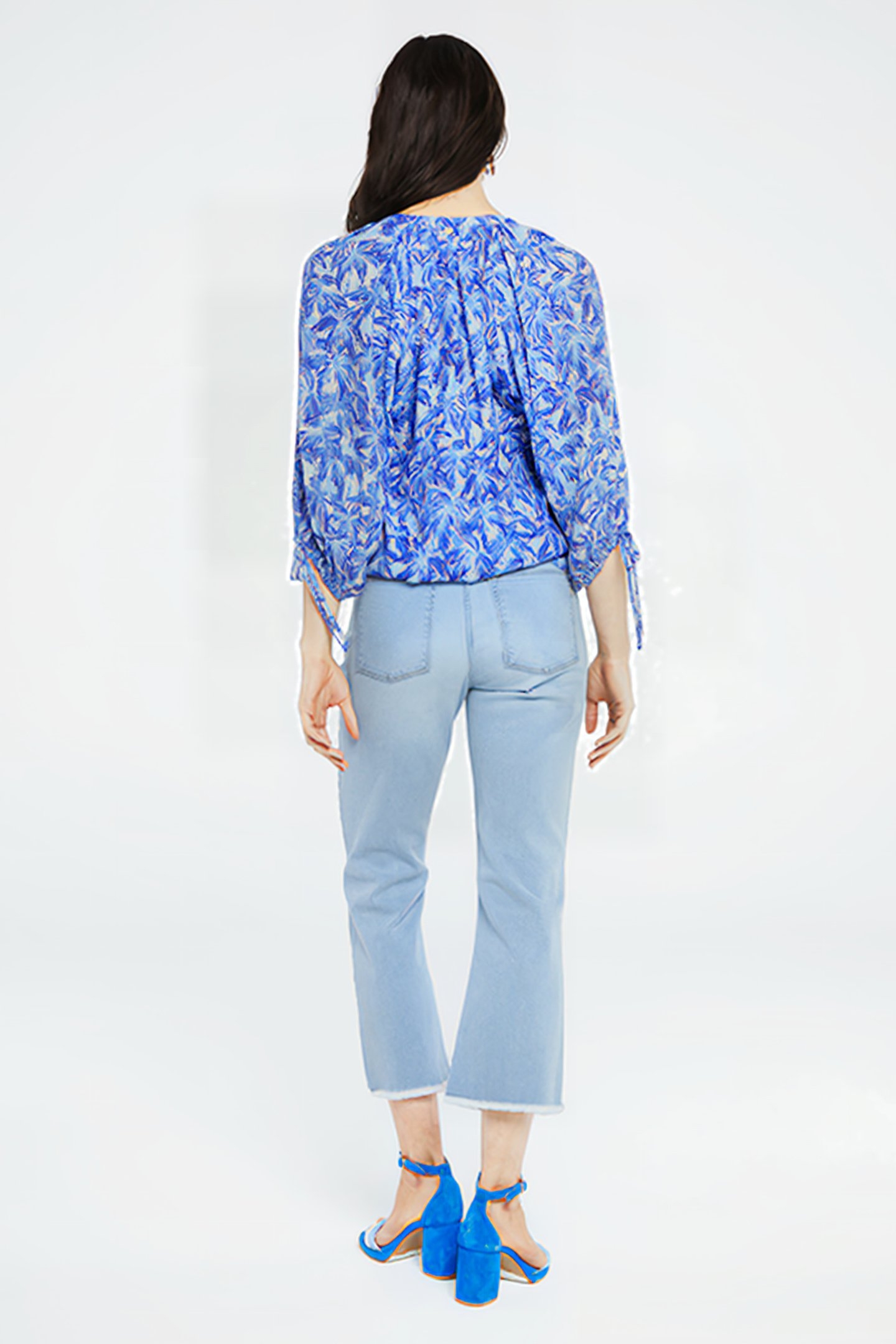 COOPER BLOUSE POOL BLUE/CARIBBEAN 2