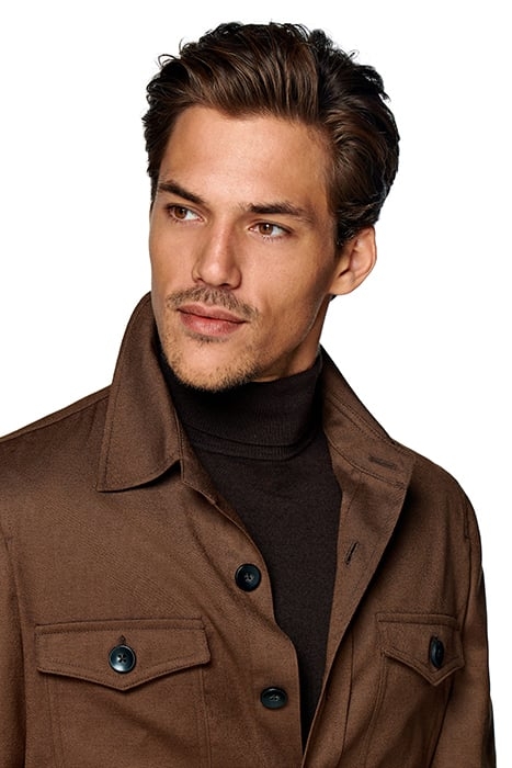 MID BROWN WILLIAM SHIRT-JACKET MID BROWN 6