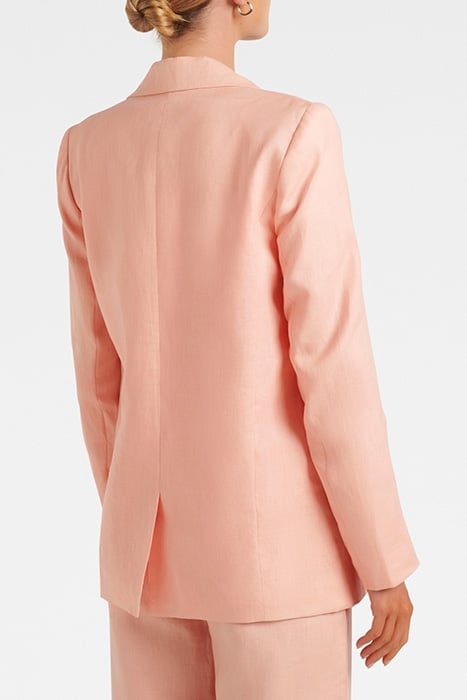 LUCY LINEN BLAZER LUCY LINEN BLAZER PINK COTTON 2
