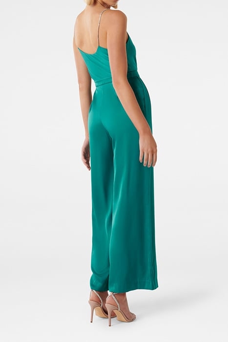 GLORIA COWL NECK JUMPSUIT DIGITAL TEAL 2