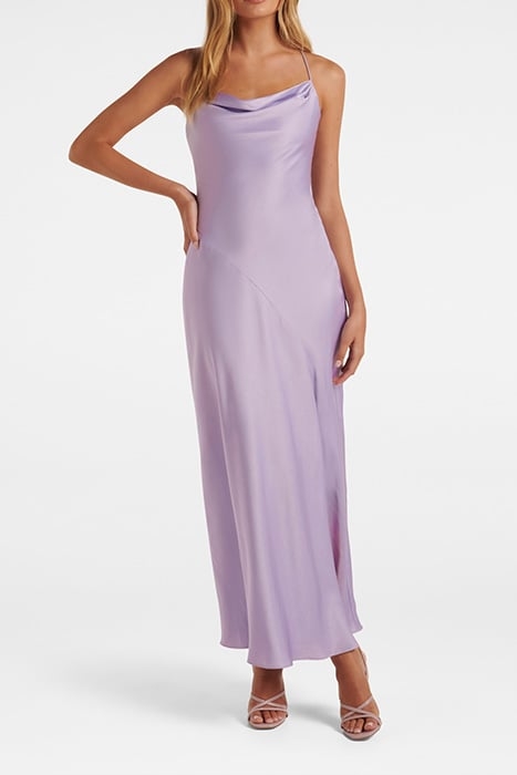BLAIR BACK DETAIL MAXI DRESS BLOSSOMING LILAC 1