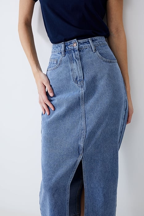 DENIM MIDI SKIRT VINTAGE 3