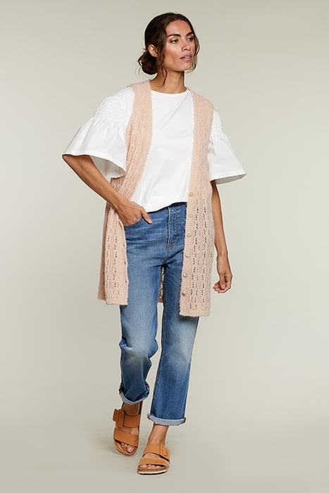 PINK LONG AJOUR SPENCER 3