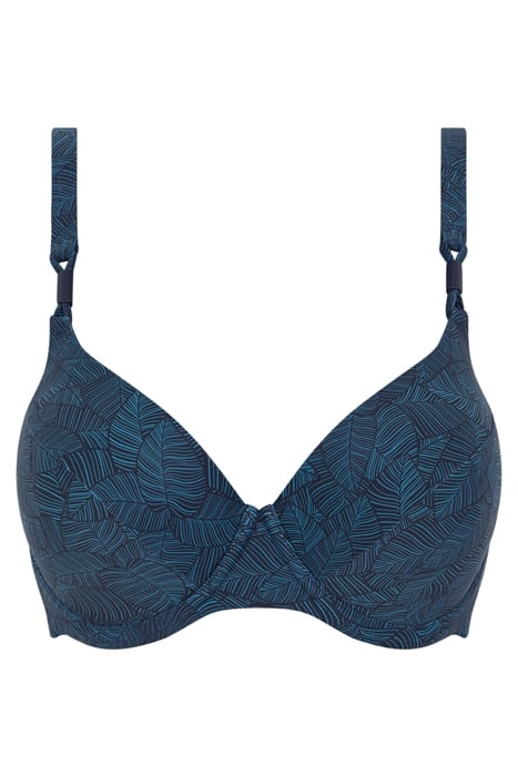 SW BRA TSHIRT BLUE PLAMS 3