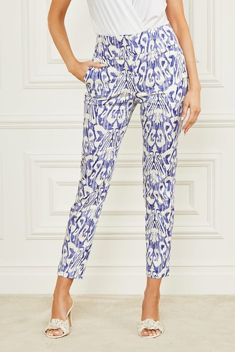 SHELLY PRINTED PANT SUBSTANCE BLUE SKINNY PRINT 1