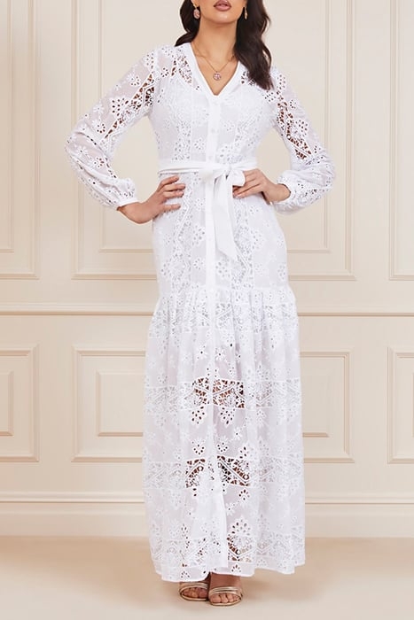 CASSANDRA DRESS TRUE WHITE A000 1