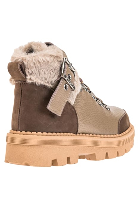 ORTICA TRONCHETTO PELLE STAMPA DEEP TAUPE 3