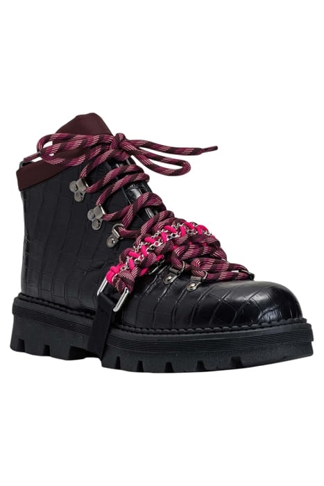 ZENZERO SCARPA PELLE STAMPA CO BLACK 2