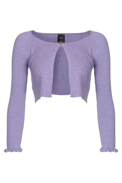 BLUMA CARDIGAN COSTINA LUREX PURPLE TULIP 1