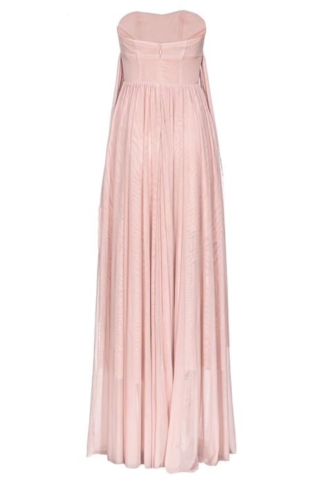 ANTROPOLOGO ABITO TULLE FLUIDO PEACH BEIGE 2