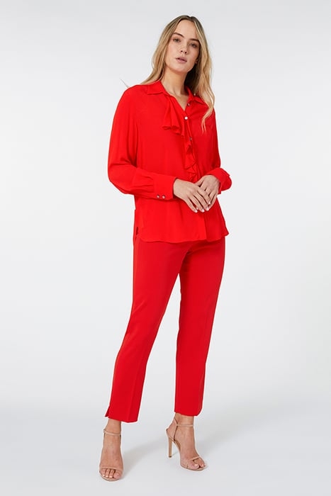 SLIM TROUSERS RED 3
