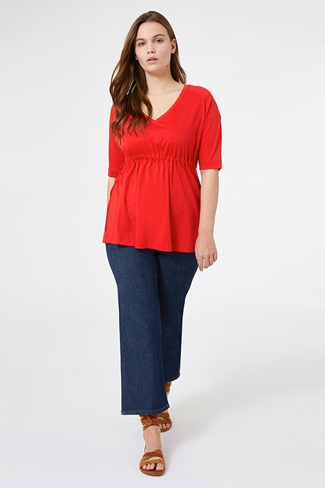 T-SHIRT WITH DRAWSTRING RED 3