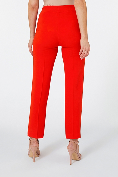 SLIM-FIT CADY TROUSERS ORANGE 2