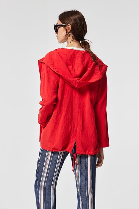 STRIPED LINEN DONGA TROUSERS BLUE 3