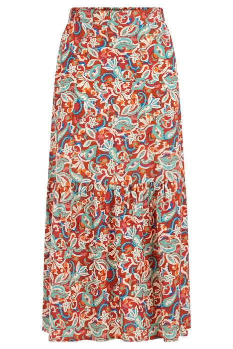 SKIRT MEDIUM LENGTH LIGHT BROWN 4