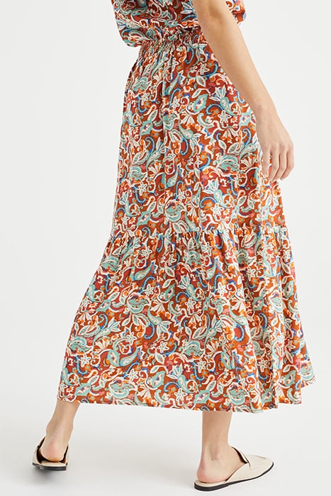 SKIRT MEDIUM LENGTH LIGHT BROWN 2