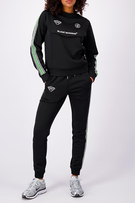 MIAMI TAPED TRACKTOP BLACK 2