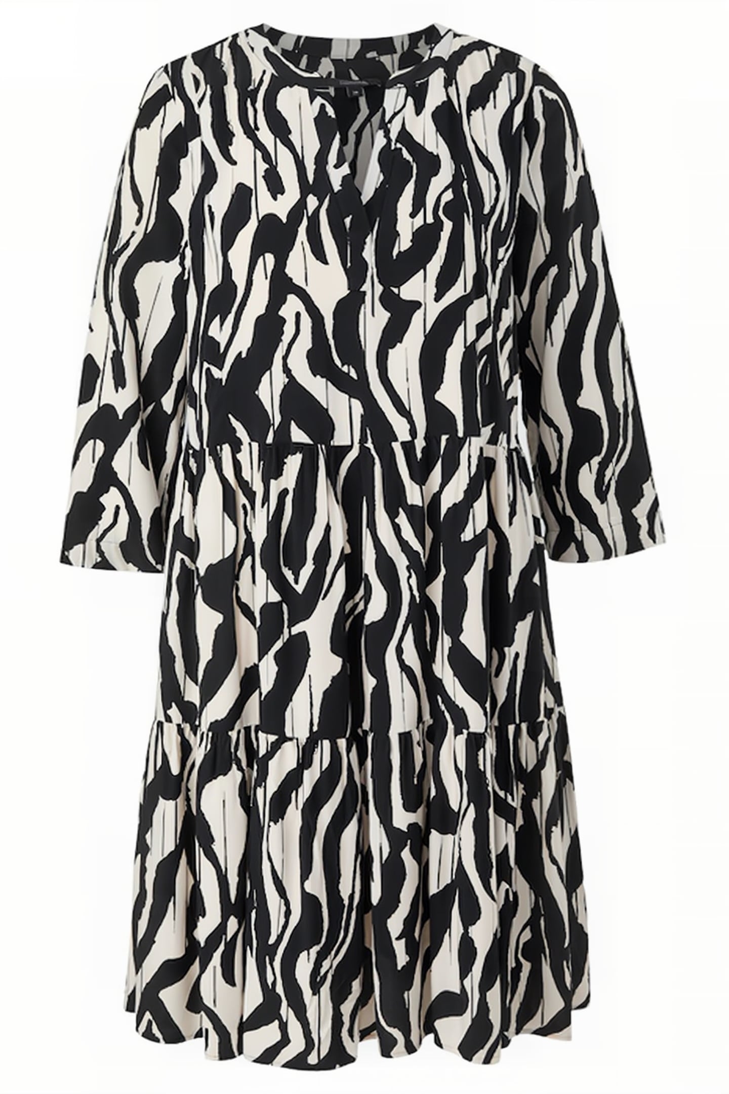 COMMA DRESSES GREY/BLACK 3