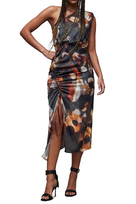 LAURA MARS DRESS RUST BROWN 1