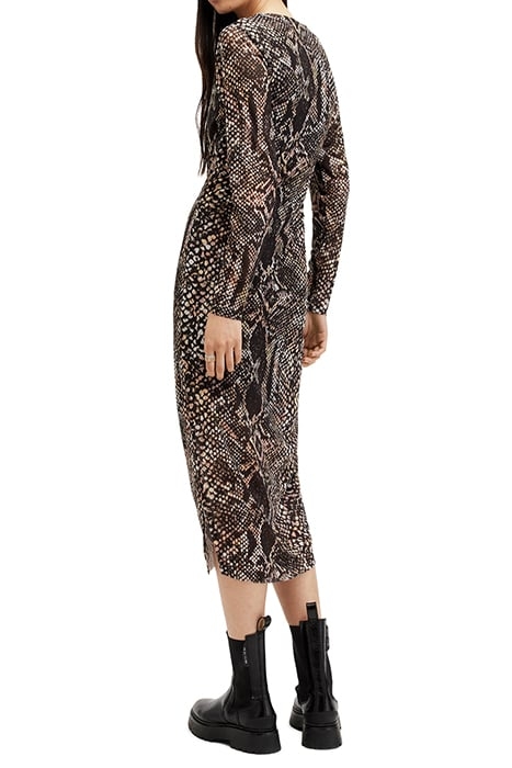 NORA WAIMEA LS DRESS BLACK 2