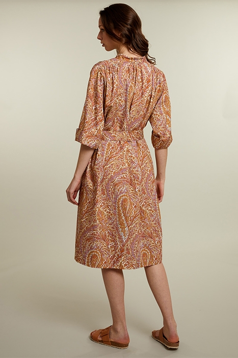 FANTASY BELTED COTTON DRESS 2