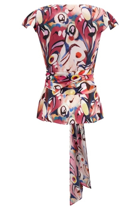 MADELYN TOP WONDERLAND BLOUSE PRINT 2