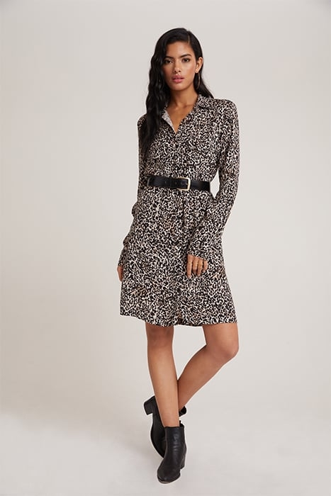 PATCH POCKET SHIRT DRESS INK WASH 4