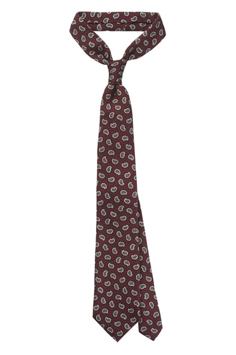 RED PAISLEY TIE RED 1