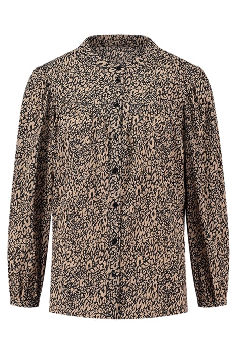 ROCHA BLOUSE BLACK/TAUPE 1