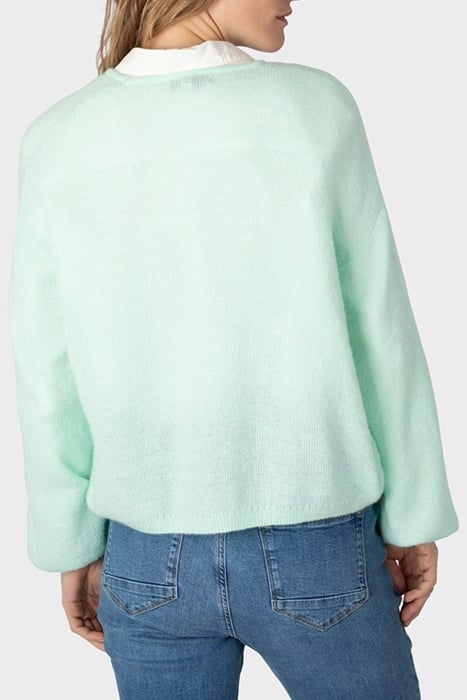 CARDIGAN LONG SLEEVES SEA FOAM 2