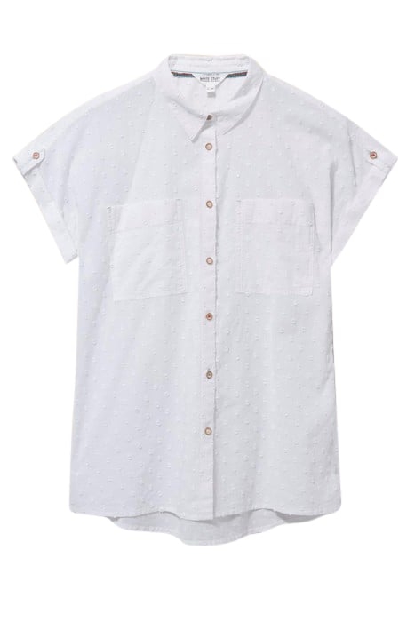 ELLA  COTTON SHIRT PALE IVORY 3