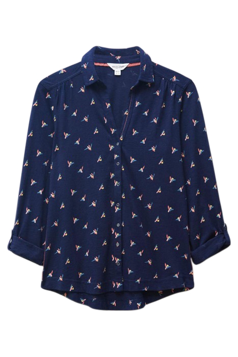 ANNIE JERSEY SHIRT NAVY PRINTED 3