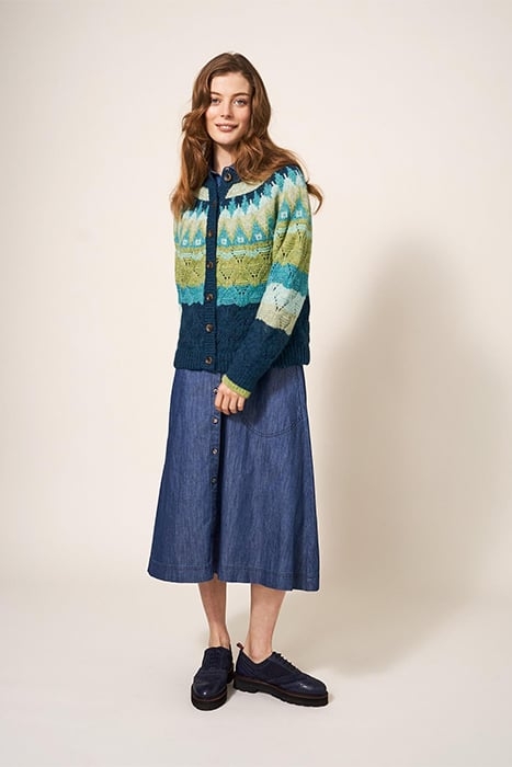 YOKE CARDI GREEN 1